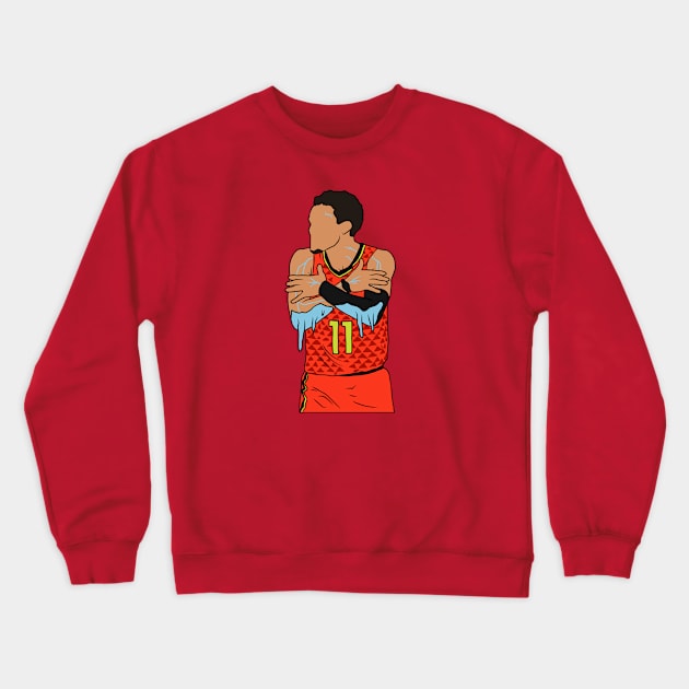 Trae Young Ice Crewneck Sweatshirt by rattraptees